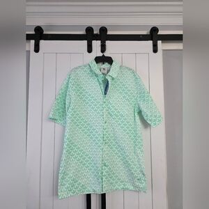 Adidas Men's Graphics Monogram Allover Print Shirt. New!